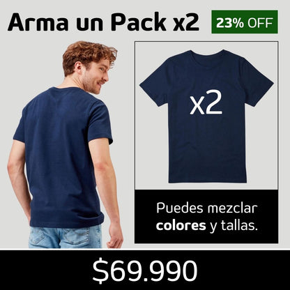 Básicas Pack x2 🔥 Ármalo como quieras 😎 | Escoge entre 18 colores ✅