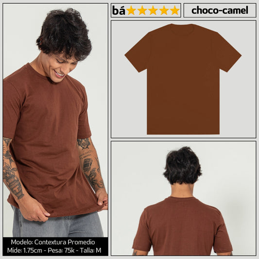 Básica Choco-camel | Horma normal 👌🏼 | 100% algodón ☁️ | Cómoda y duradera ✅