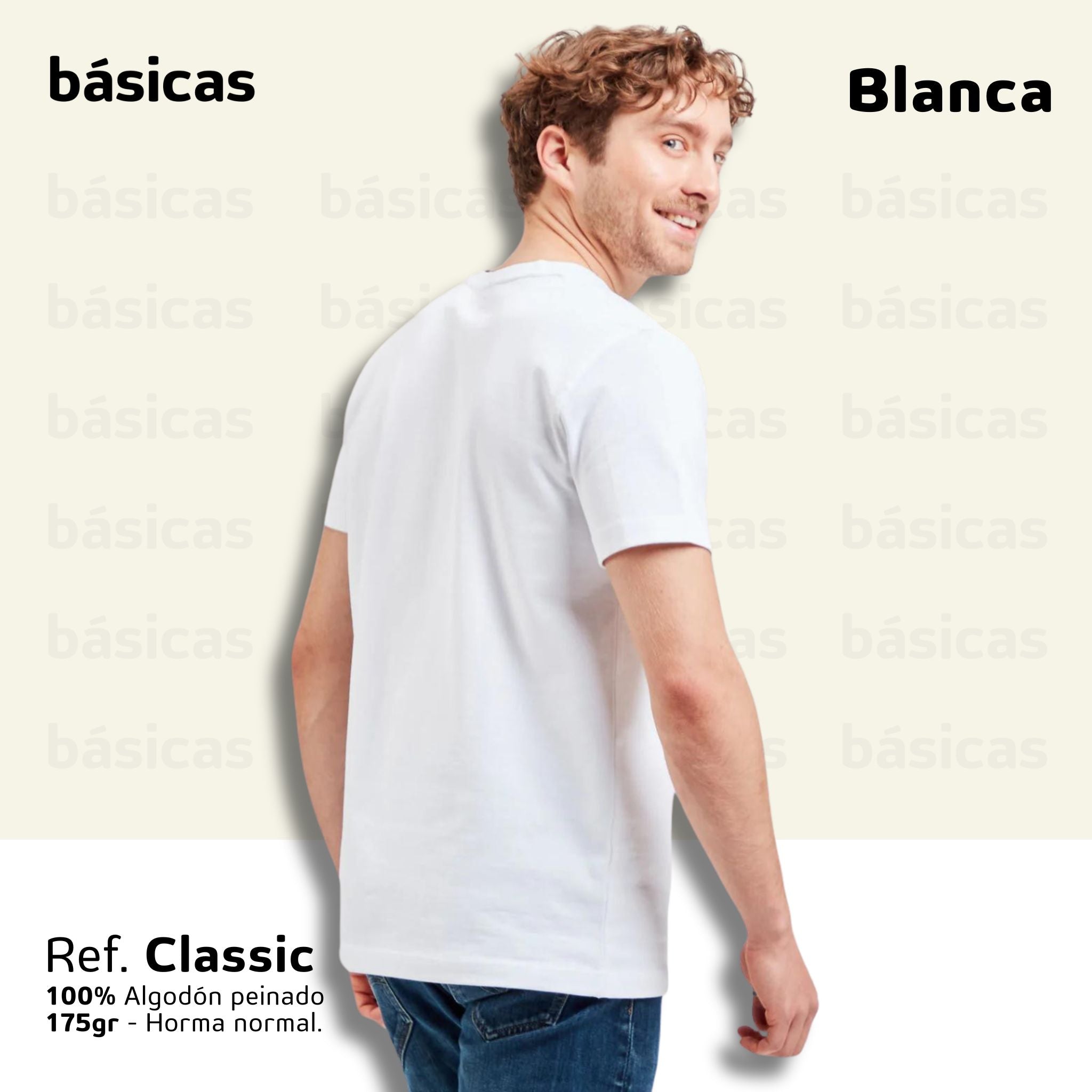 Básica Classic 🔥 En Liquidación | 👍 175gr | 100% Algodón
