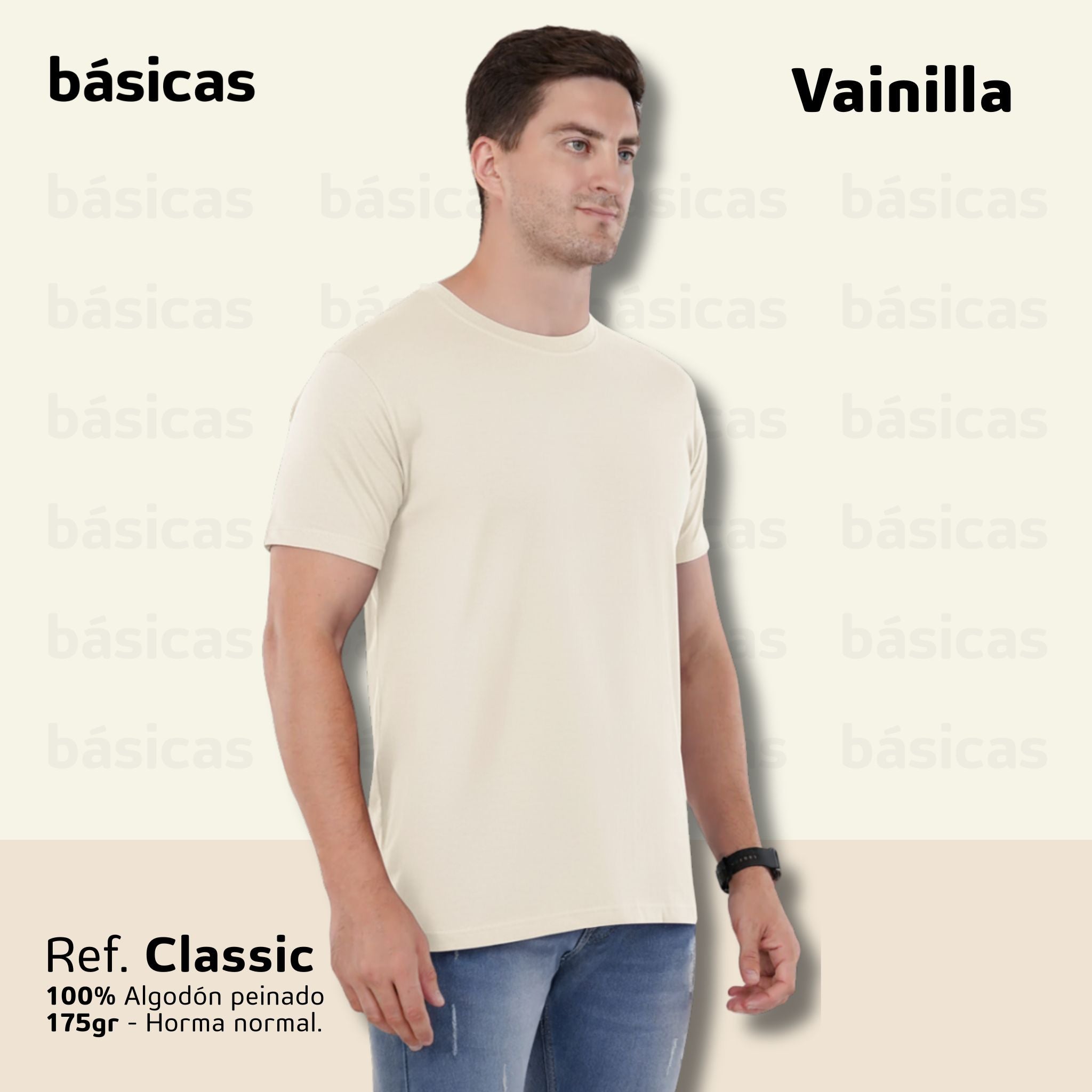 Básica Classic 🔥 En Liquidación | 👍 175gr | 100% Algodón