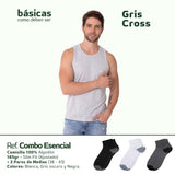 Básica Camisilla + Medias x3 [Combo, 165gr]
