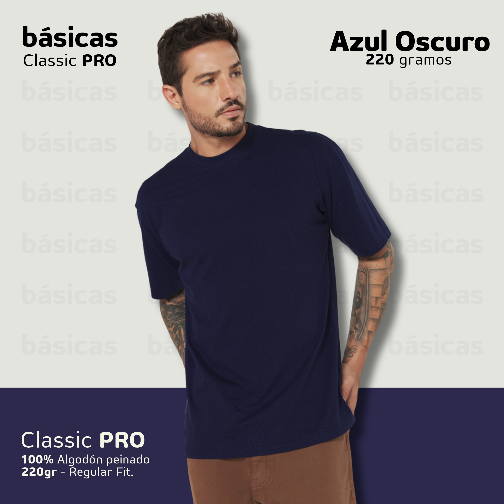 Básica Classic PRO | ⭐️ +220gr | 100% Algodón