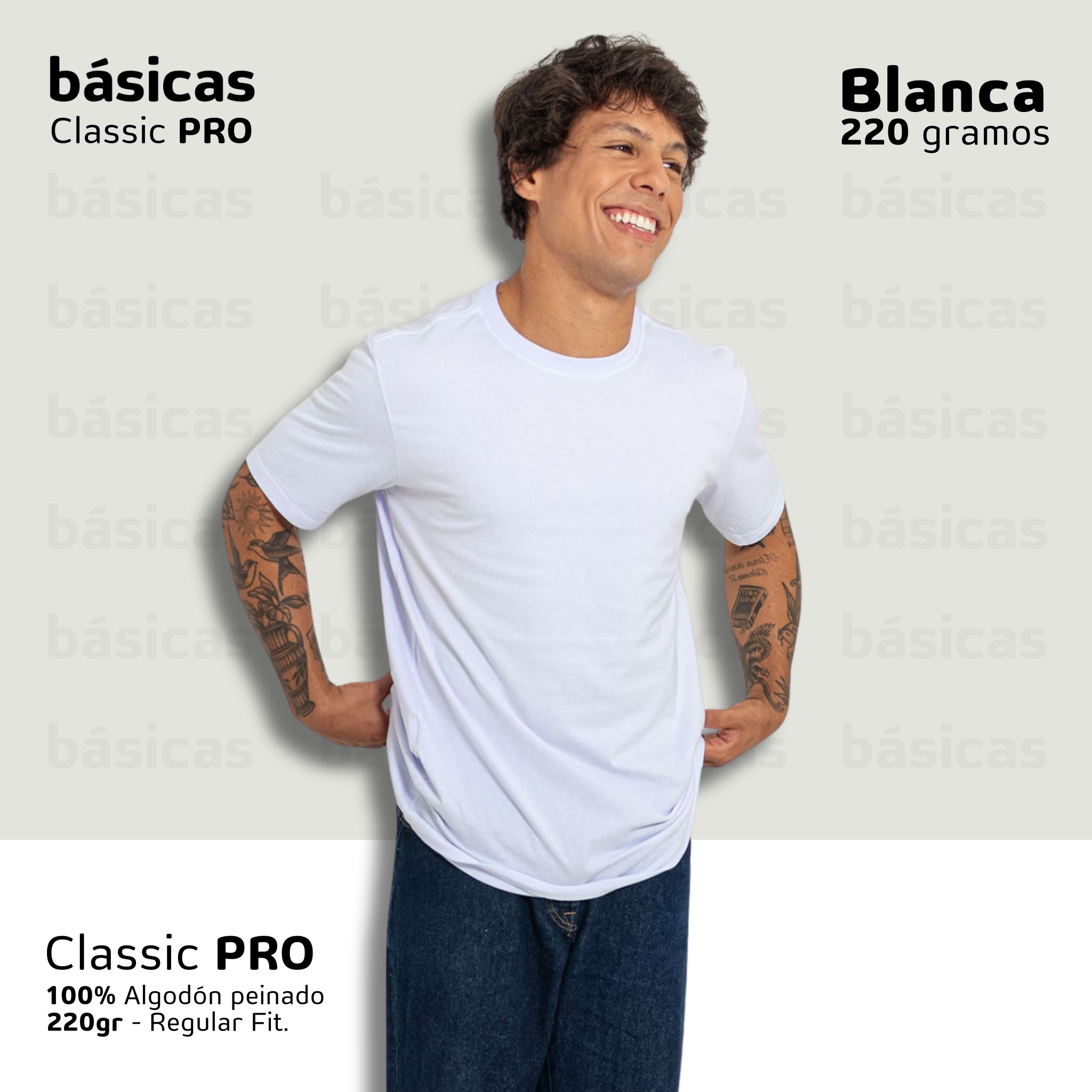 Básica Classic PRO | ⭐️ +220gr | 100% Algodón
