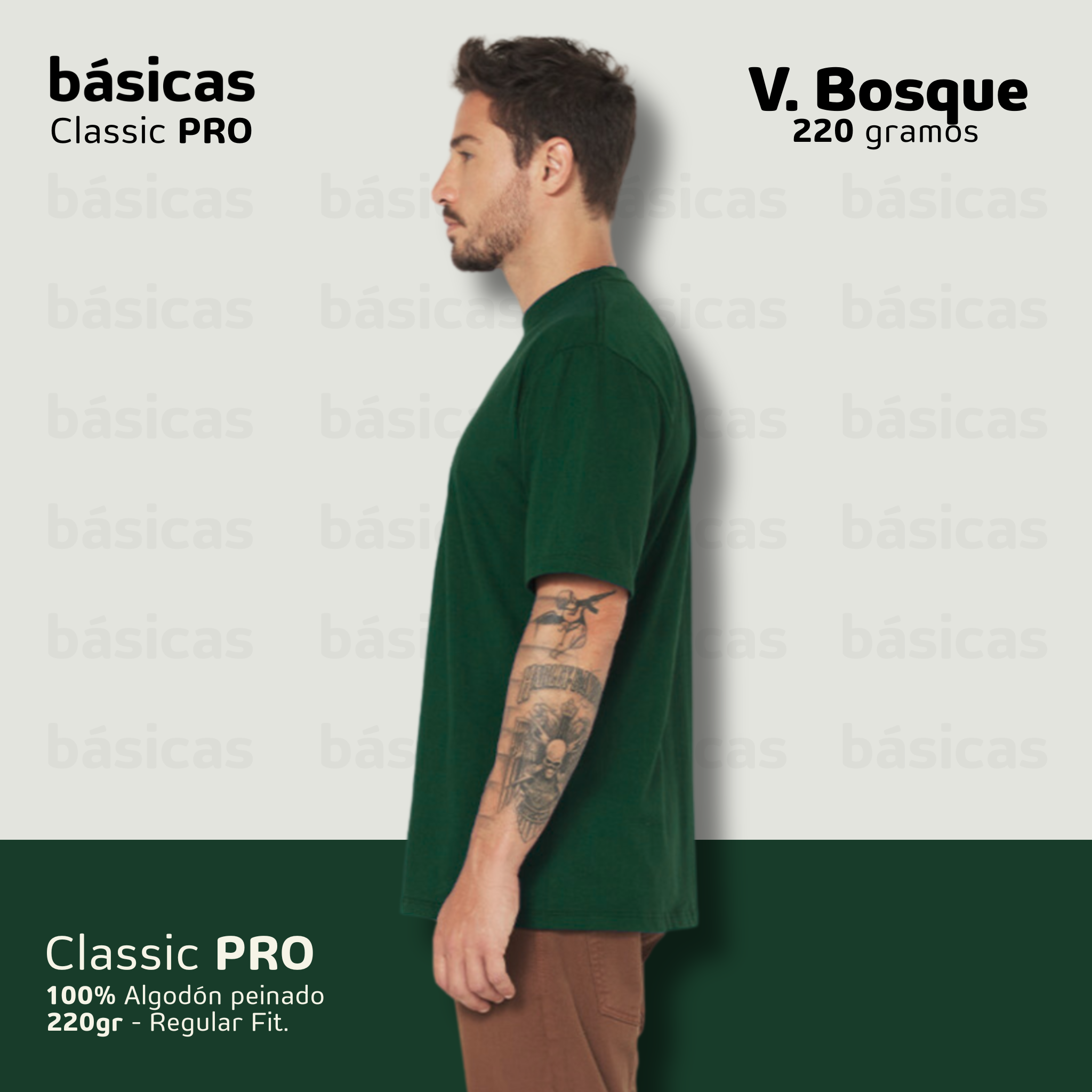 Básica Classic PRO | ⭐️ +220gr | 100% Algodón