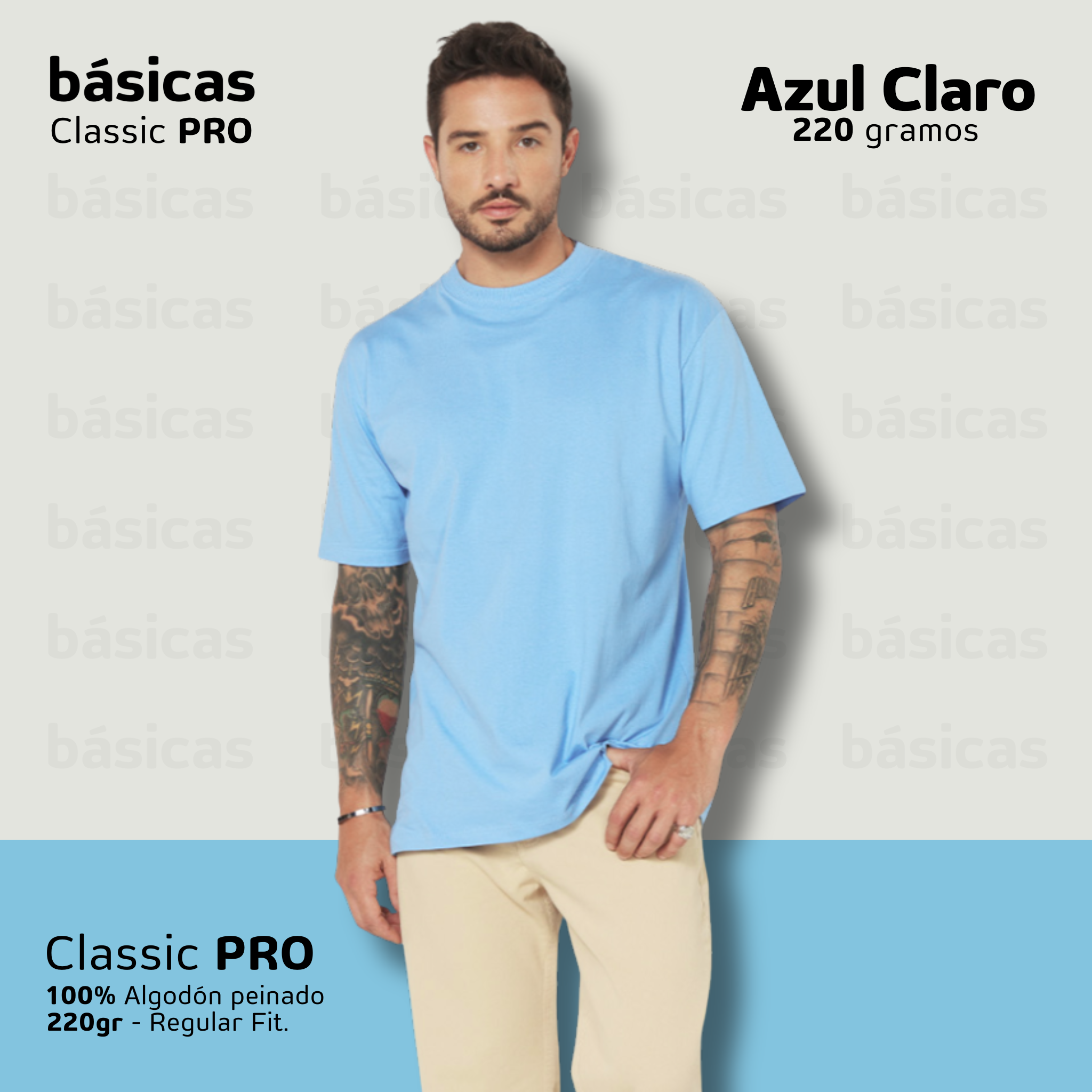 Básica Classic PRO | ⭐️ +220gr | 100% Algodón