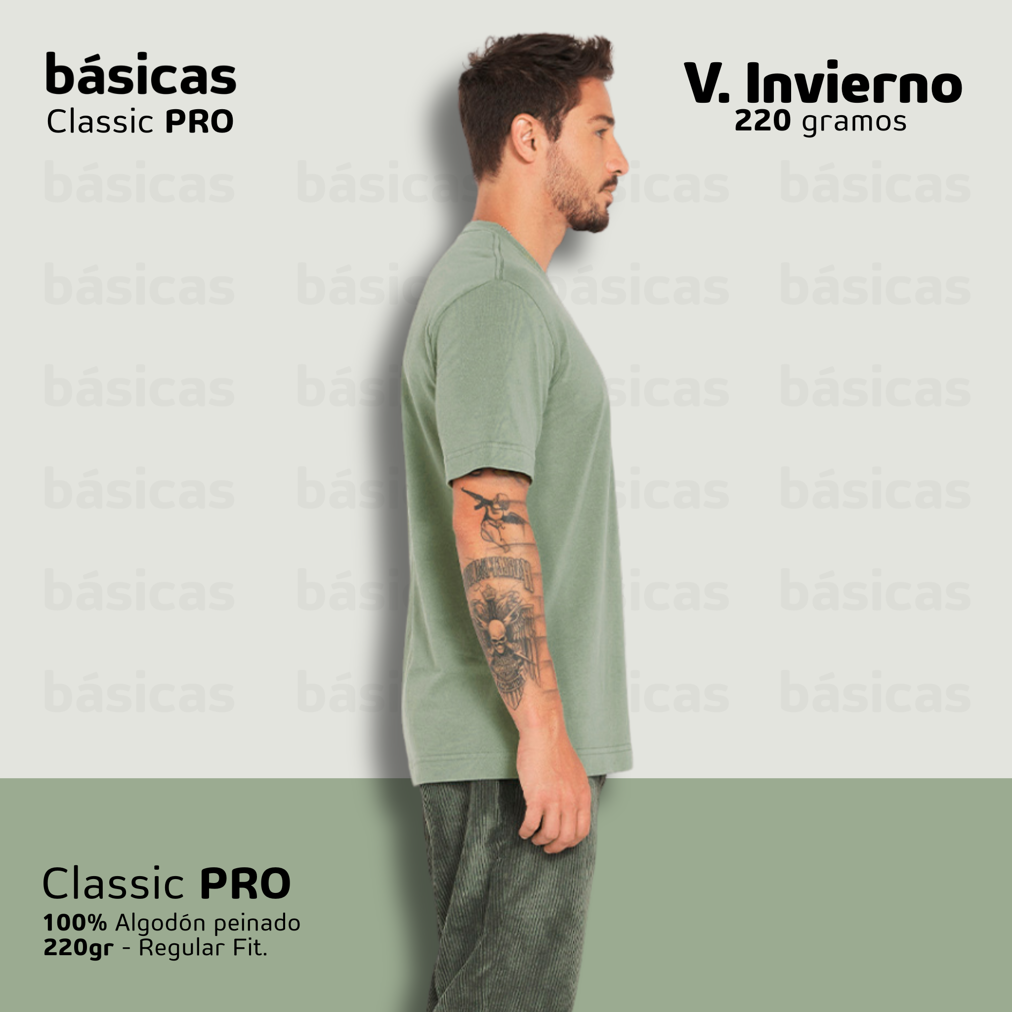 Básica Classic PRO | ⭐️ +220gr | 100% Algodón