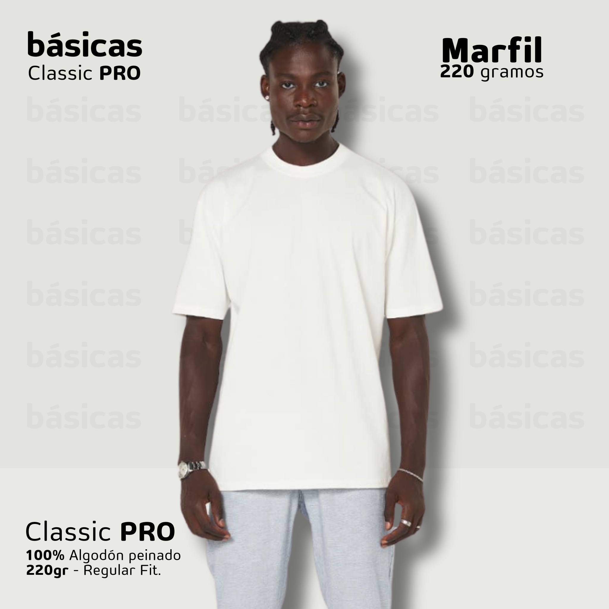 Básica Classic PRO | ⭐️ +220gr | 100% Algodón