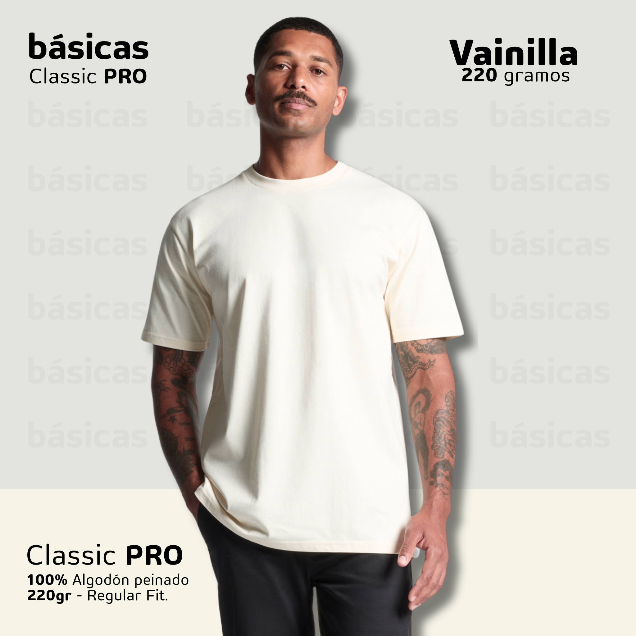 Básica Classic PRO | ⭐️ +220gr | 100% Algodón